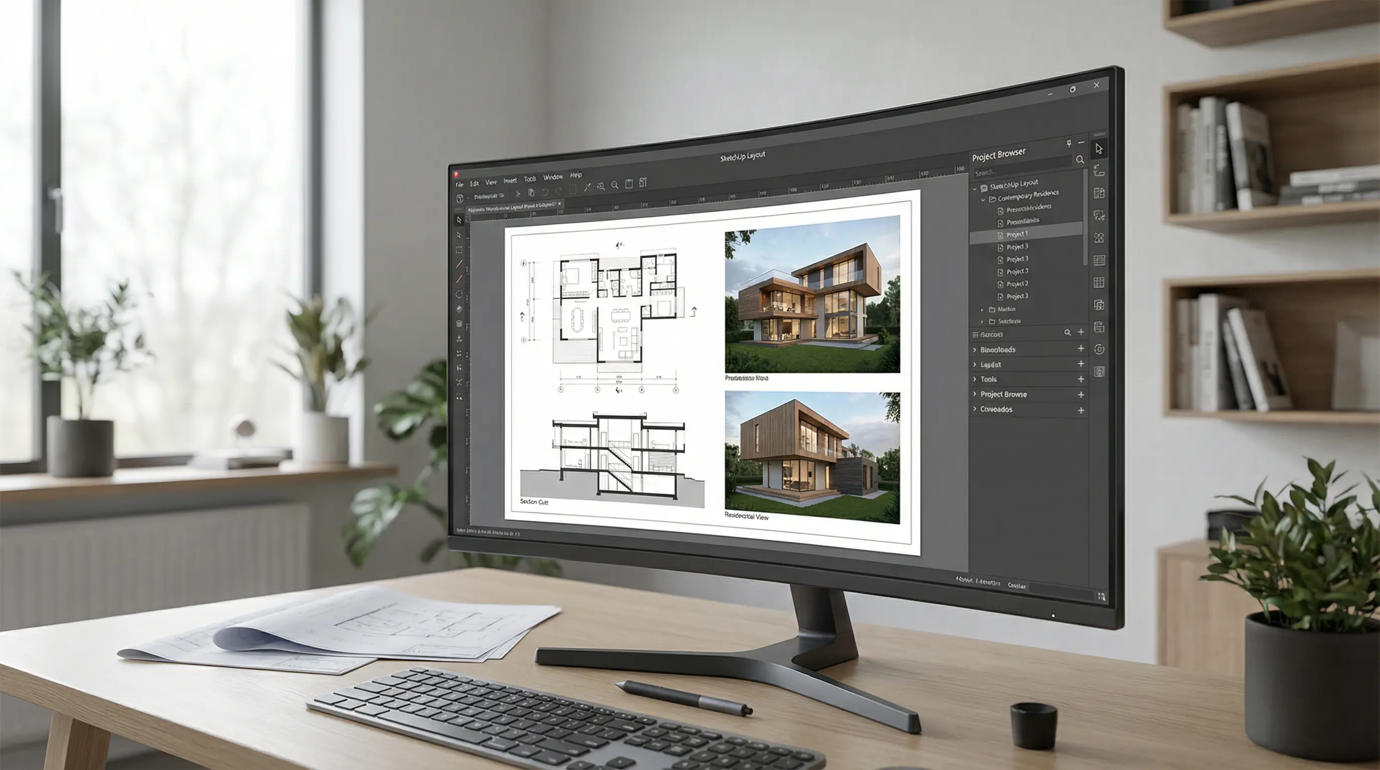 Como Usar o Layout do SketchUp