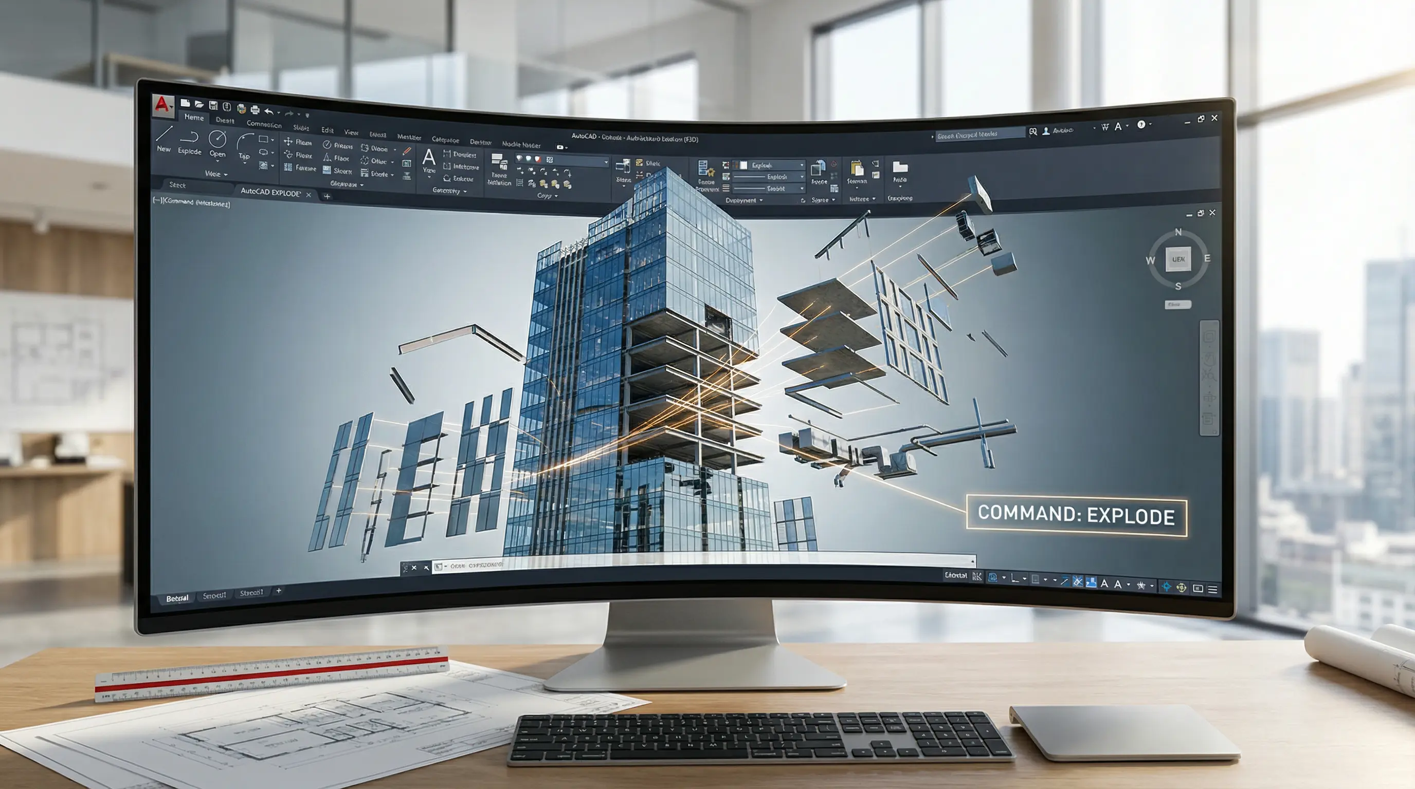 Comando EXPLODE AutoCAD: Guia Completo para Iniciantes e Avançados