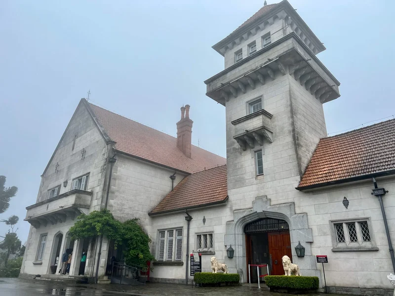 Palácio Boa Vista em Campos do Jordão, com sua arquitetura imponente.