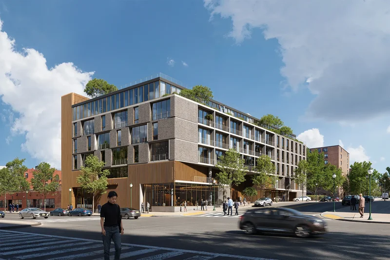 Galeria de renders finalizados de um projeto feito no Revit, mostrando diferentes ambientes e iluminações.